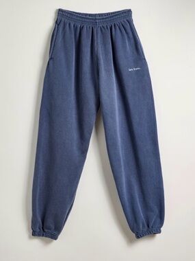 iets frans Urban Outfitters Blue Embroidered Logo Jogger Sweatpants M